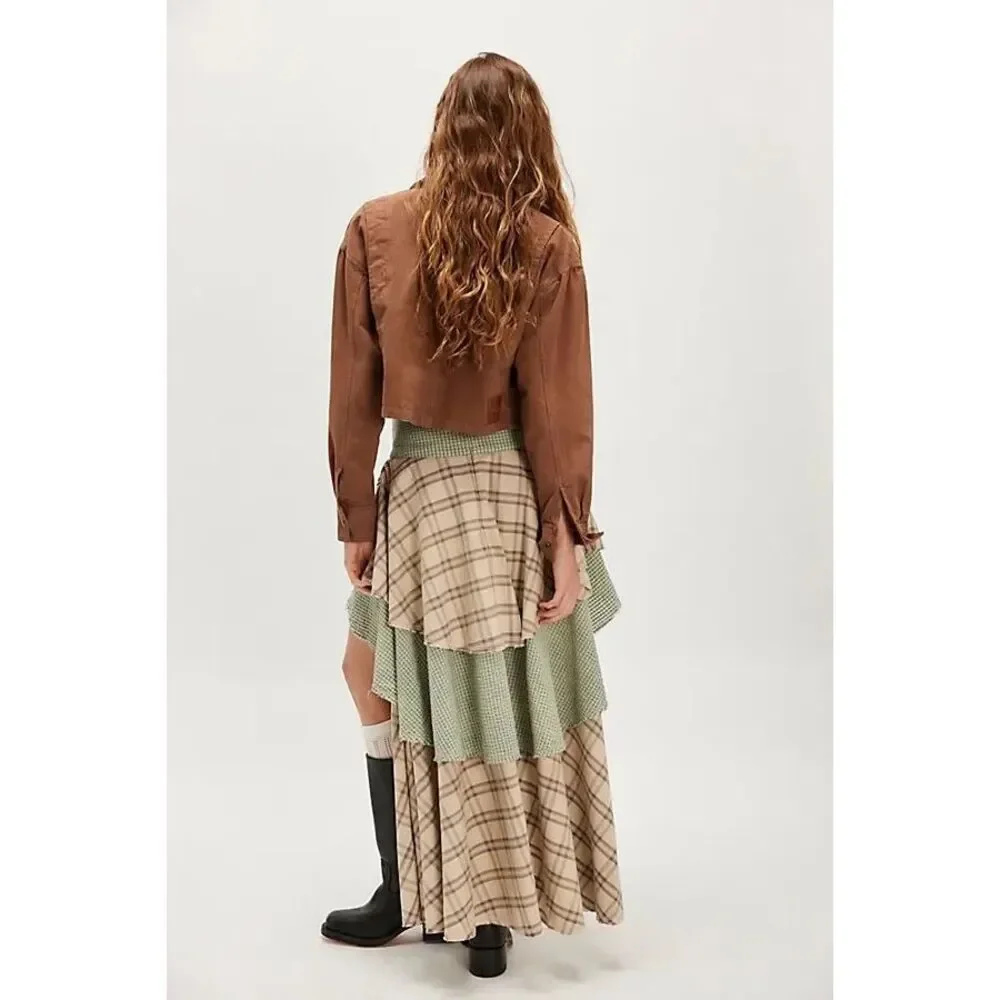 New Free People Calliope Maxi Skirt Size 14 - Picture 3 of 11